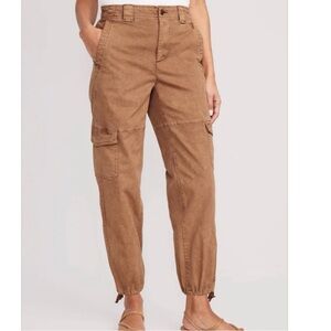 Old Navy Brown Cargo Barrel Pants